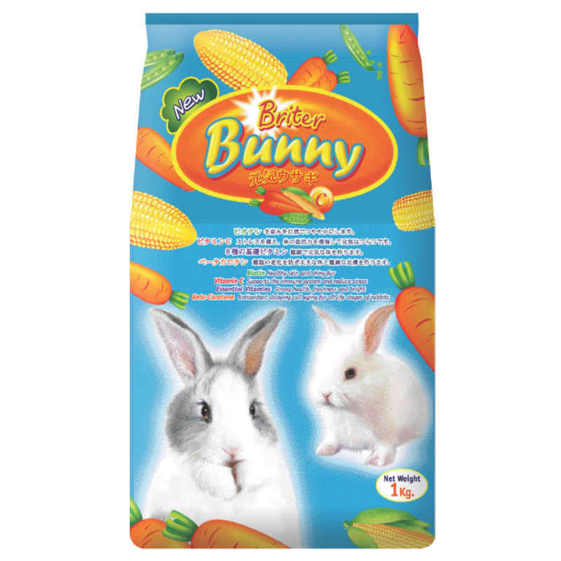 Briter Bunny 悅兔 亮毛營養配方兔糧 1KG