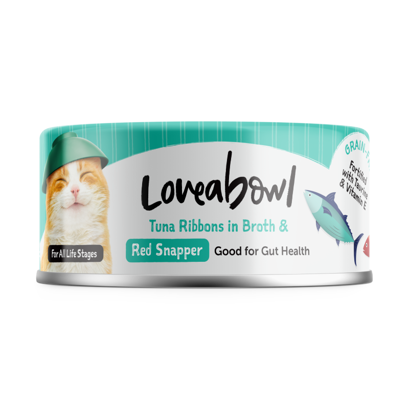 Buddy Gift - Loveabowl 貓罐頭 無穀物雪絨嘟嘟雞系列│無穀物絲滑香香魚系列 70g (味道隨機)