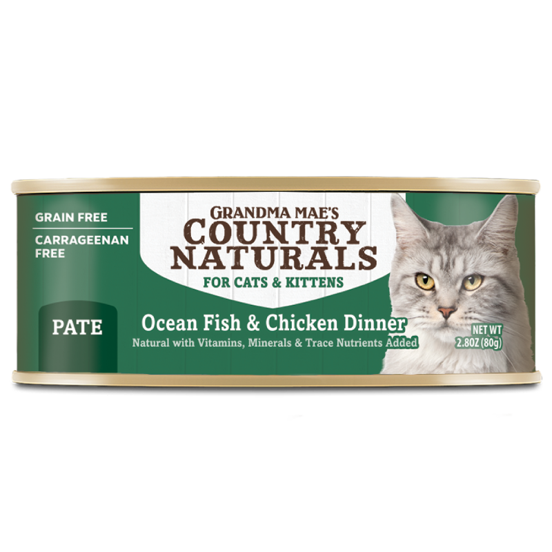 Grandma Mae's Country Naturals 貓罐頭 海洋鮮魚走地雞配方 80g