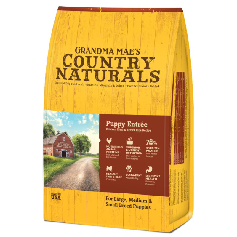 Grandma Mae's Country Naturals 狗乾糧 雞肉幼犬營養配方 4LB│12LB│24LB