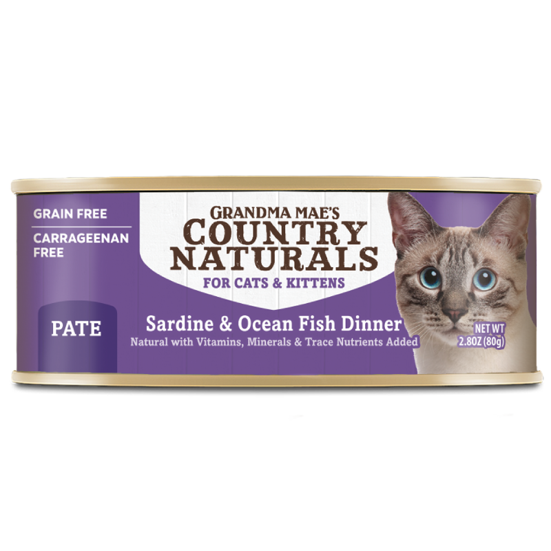 Grandma Mae's Country Naturals 貓罐頭 沙甸魚鮮味配方 80g