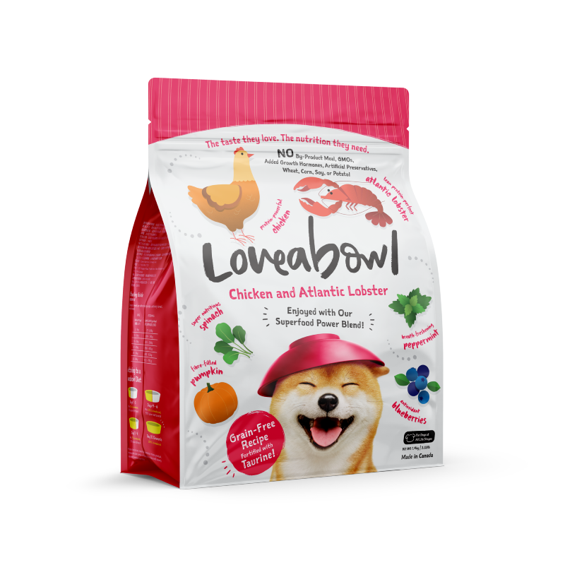 Loveabowl 狗乾糧 無穀物龍蝦雞肉海陸配方 1.4KG │ 4.5KG │ 10KG