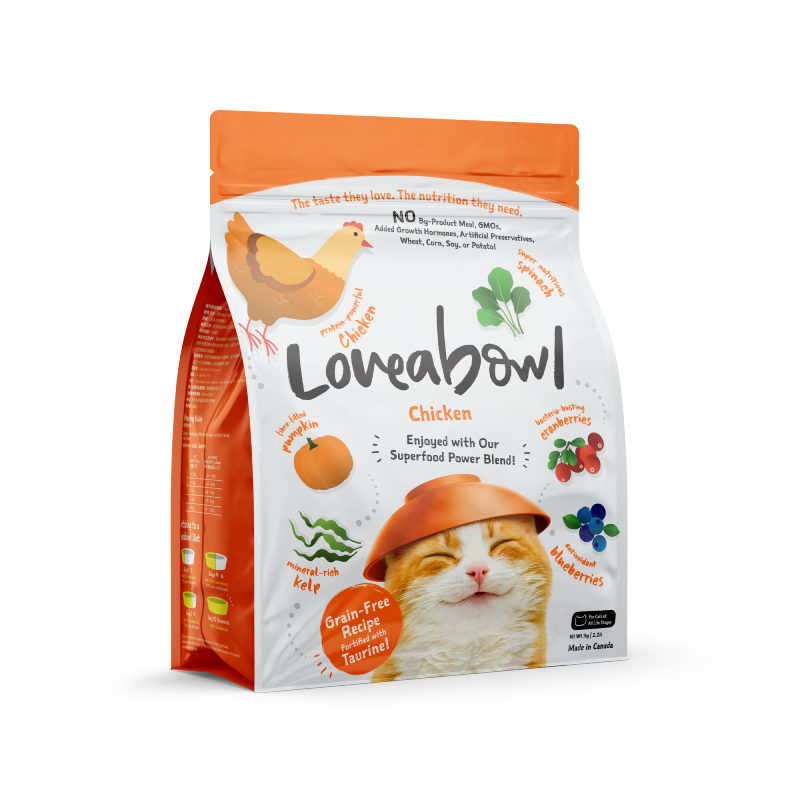 Loveabowl 貓乾糧 無穀物走地雞肉配方 1KG │ 4.08KG