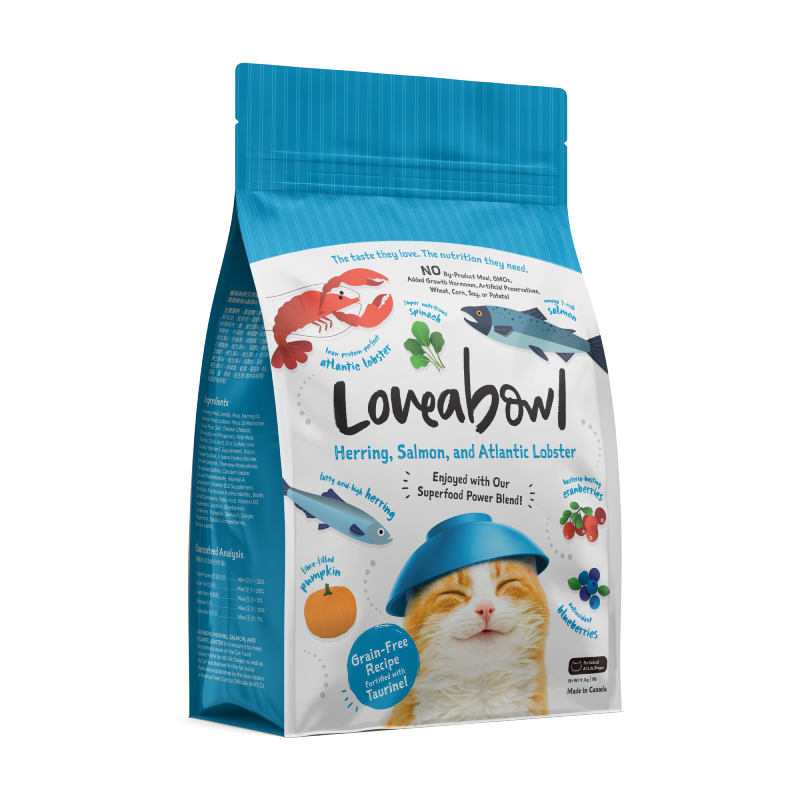 Loveabowl 貓乾糧 無穀物龍蝦雙魚海鮮配方 1KG │ 4.08KG