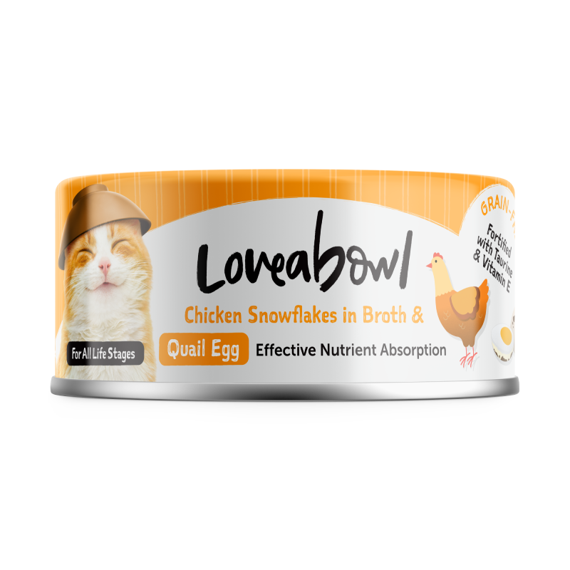 Buddy Gift - Loveabowl 貓罐頭 無穀物雪絨嘟嘟雞系列│無穀物絲滑香香魚系列 70g (味道隨機)