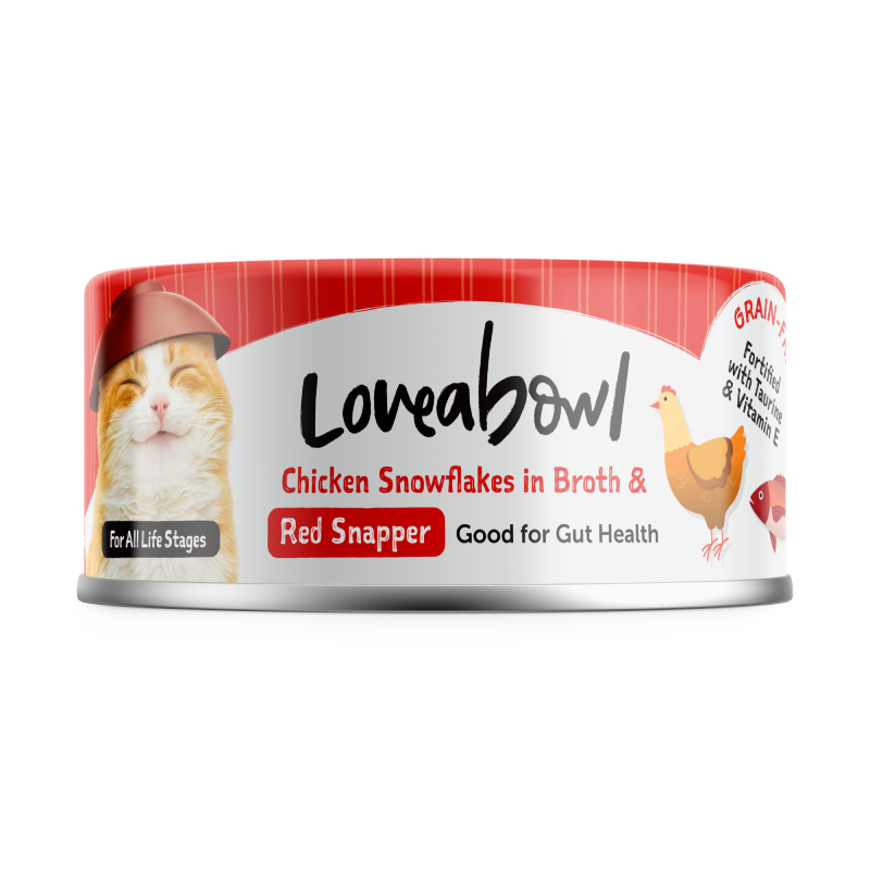 Buddy Gift - Loveabowl 貓罐頭 無穀物雪絨嘟嘟雞系列│無穀物絲滑香香魚系列 70g (味道隨機)