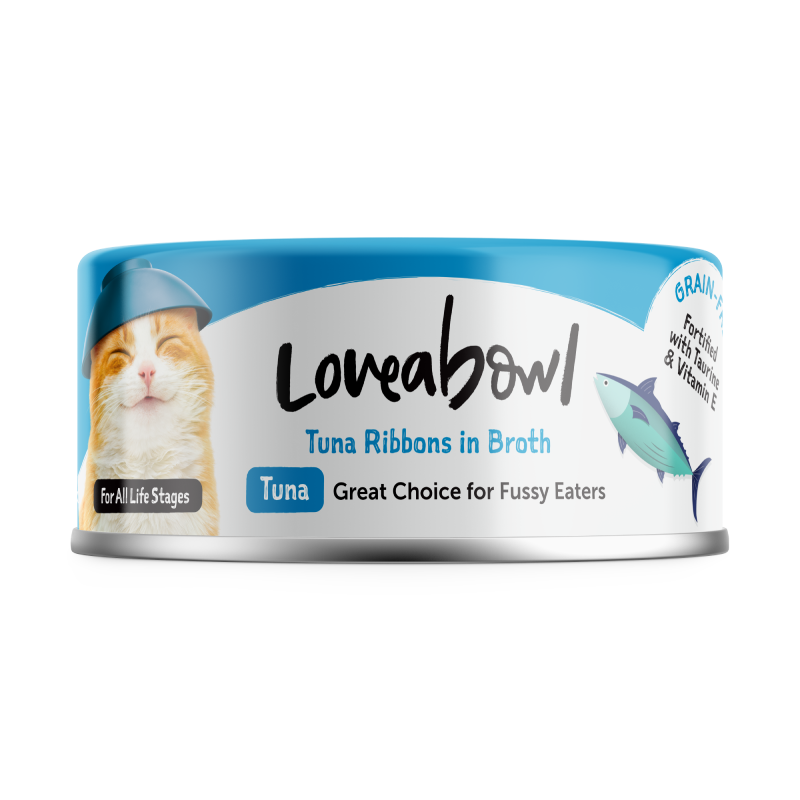 Buddy Gift - Loveabowl 貓罐頭 無穀物雪絨嘟嘟雞系列│無穀物絲滑香香魚系列 70g (味道隨機)