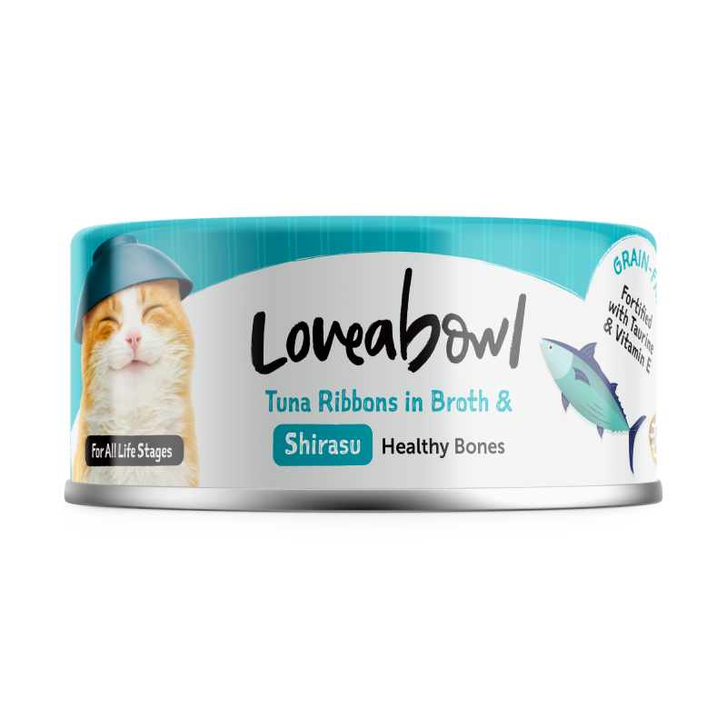 Buddy Gift - Loveabowl 貓罐頭 無穀物雪絨嘟嘟雞系列│無穀物絲滑香香魚系列 70g (味道隨機)
