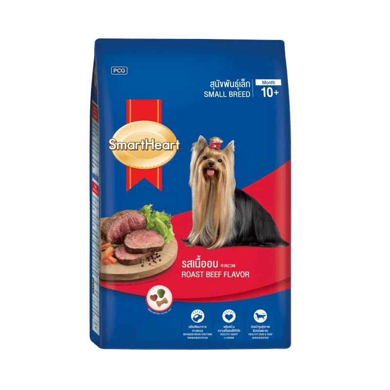 SmartHeart 慧心 狗乾糧 香烤牛肉小型犬配方 2.7KG │ 8KG