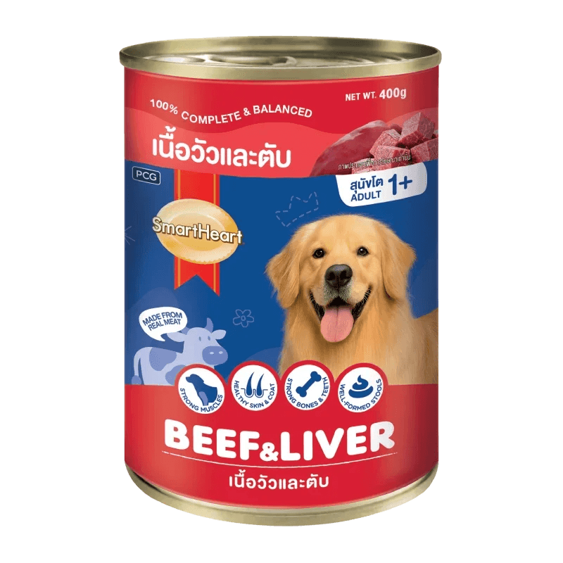 SmartHeart 慧心 狗罐頭 牛肉成犬主食罐 400g