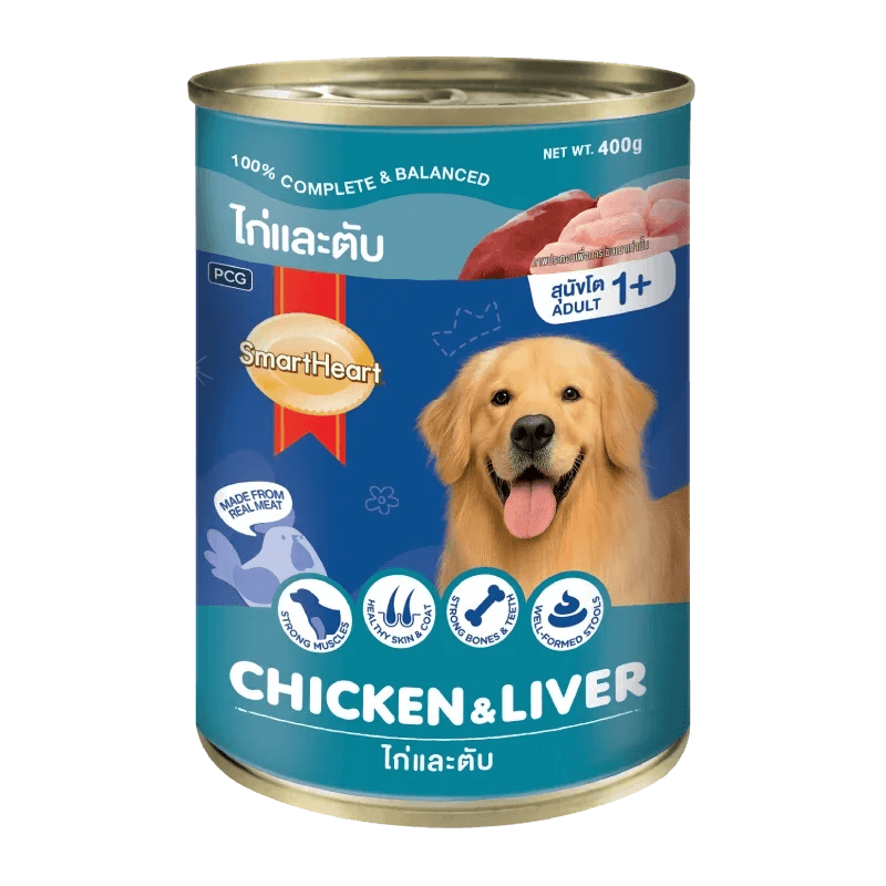 SmartHeart 慧心 狗罐頭 雞肉雞肝成犬主食罐 400g
