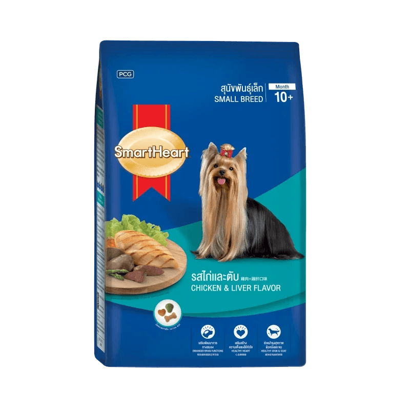 SmartHeart 慧心 狗乾糧 雞肉雞肝小型犬配方 2.7KG │ 8KG